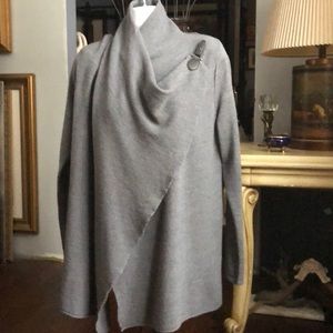 Tahari Medium Toggle Wrap Cardigan Sweater - PRICE FIRM